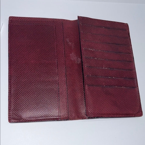 Bottega Veneta Long Leather Bifold Checkbook Wallet